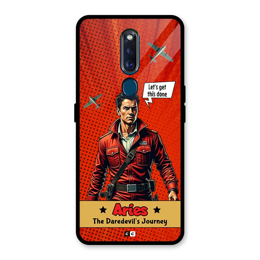Daredevil Aries Glass Back Case for Oppo F11 Pro
