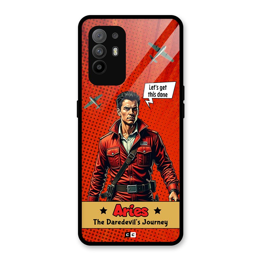 Daredevil Aries Glass Back Case for Oppo F19 Pro Plus 5G