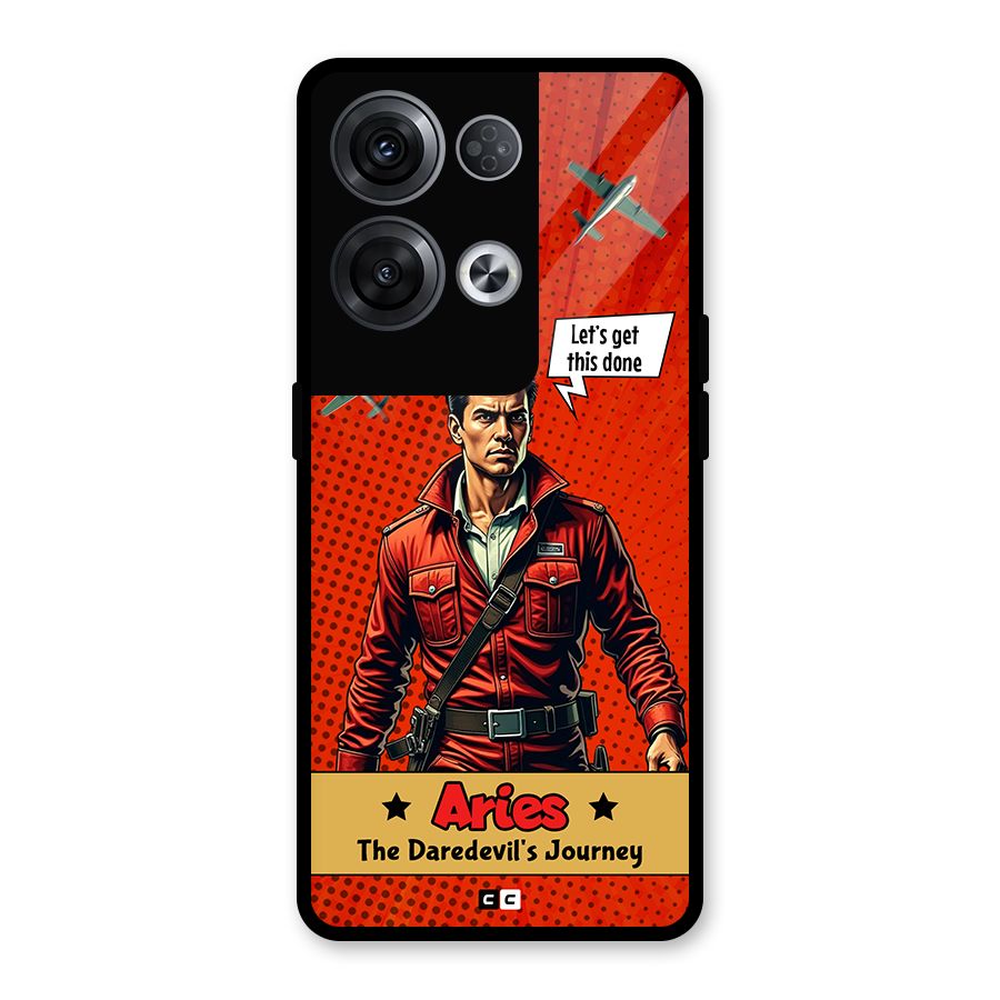Daredevil Aries Glass Back Case for Oppo Reno8 Pro 5G