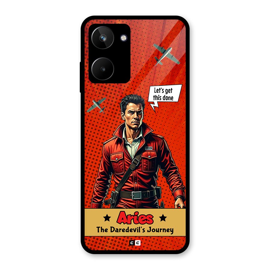 Daredevil Aries Glass Back Case for Realme 10