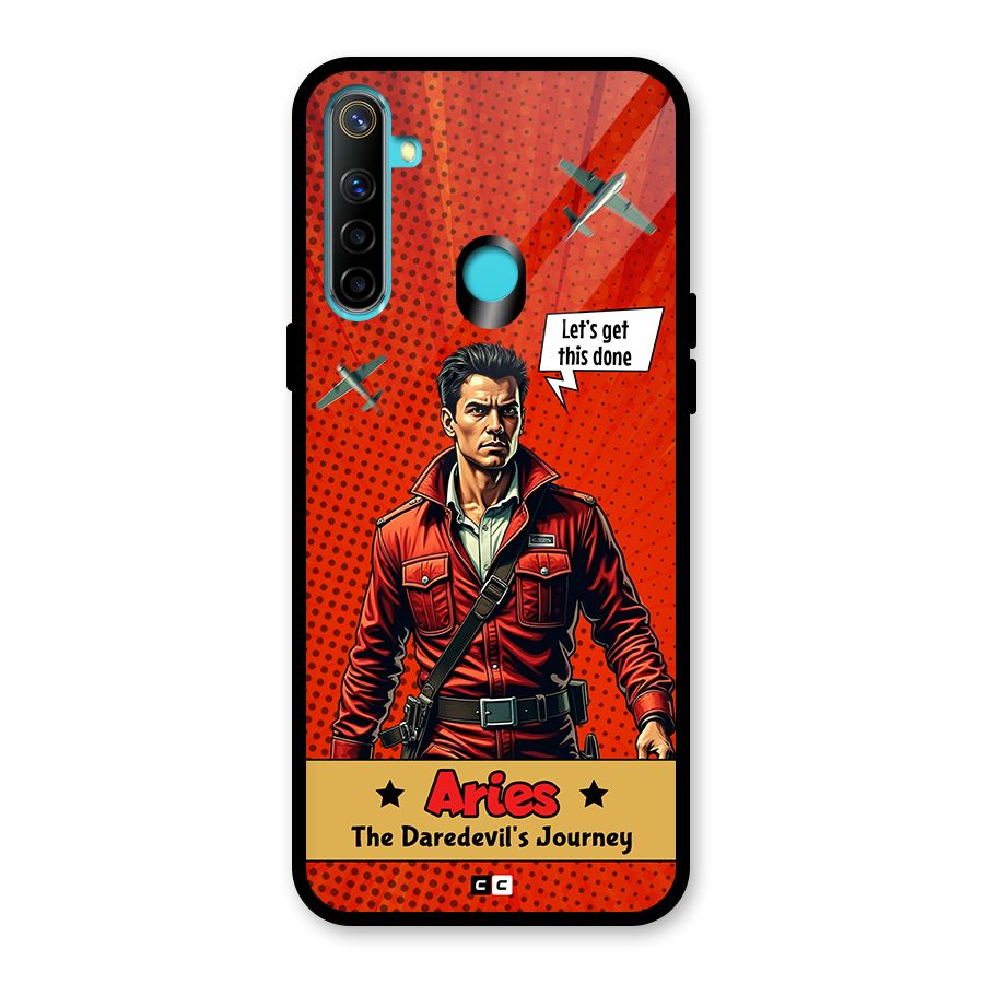 Daredevil Aries Glass Back Case for Realme 5i