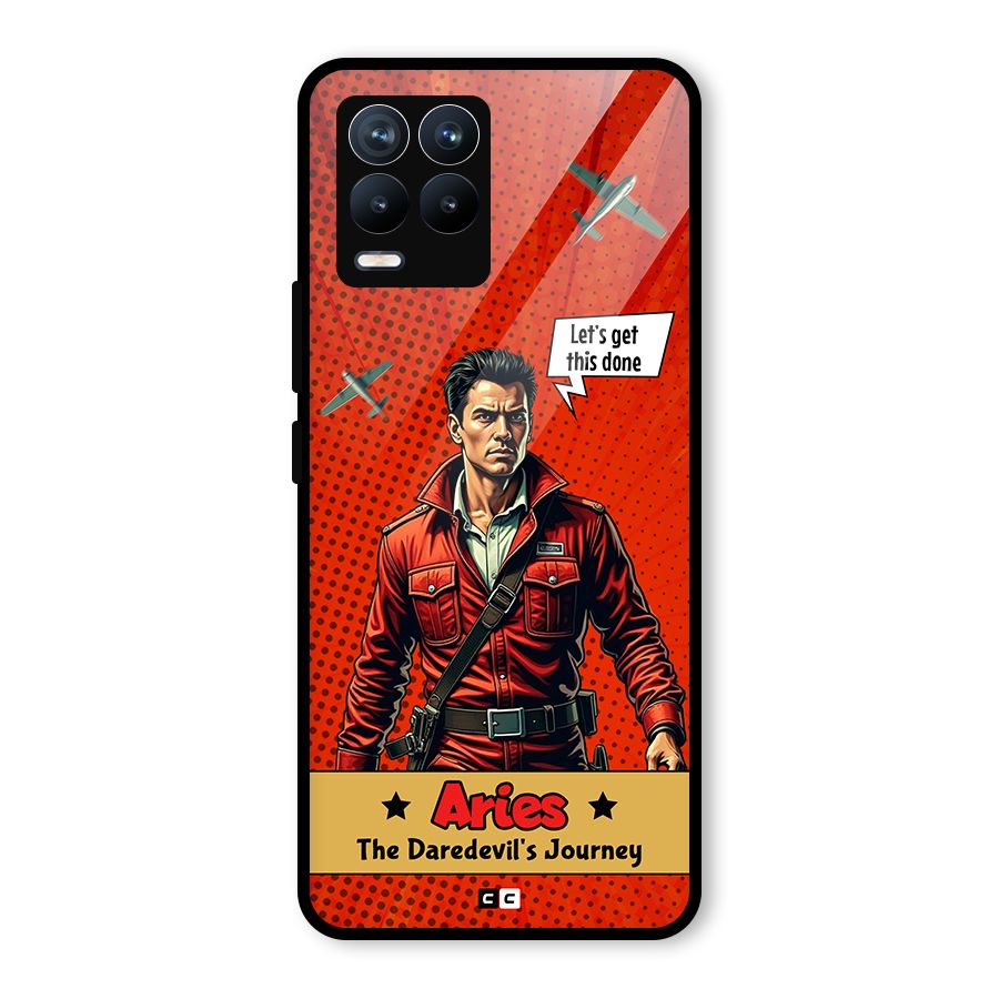 Daredevil Aries Glass Back Case for Realme 8 Pro