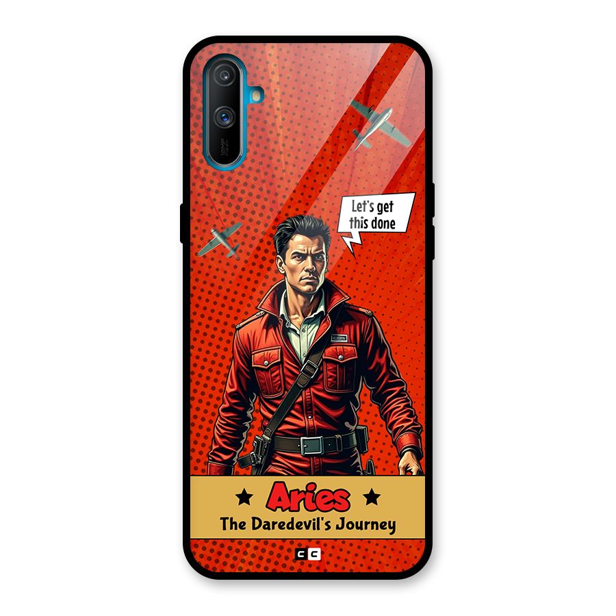 Daredevil Aries Glass Back Case for Realme C3