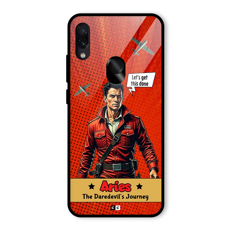 Daredevil Aries Glass Back Case for Redmi Note 7 Pro