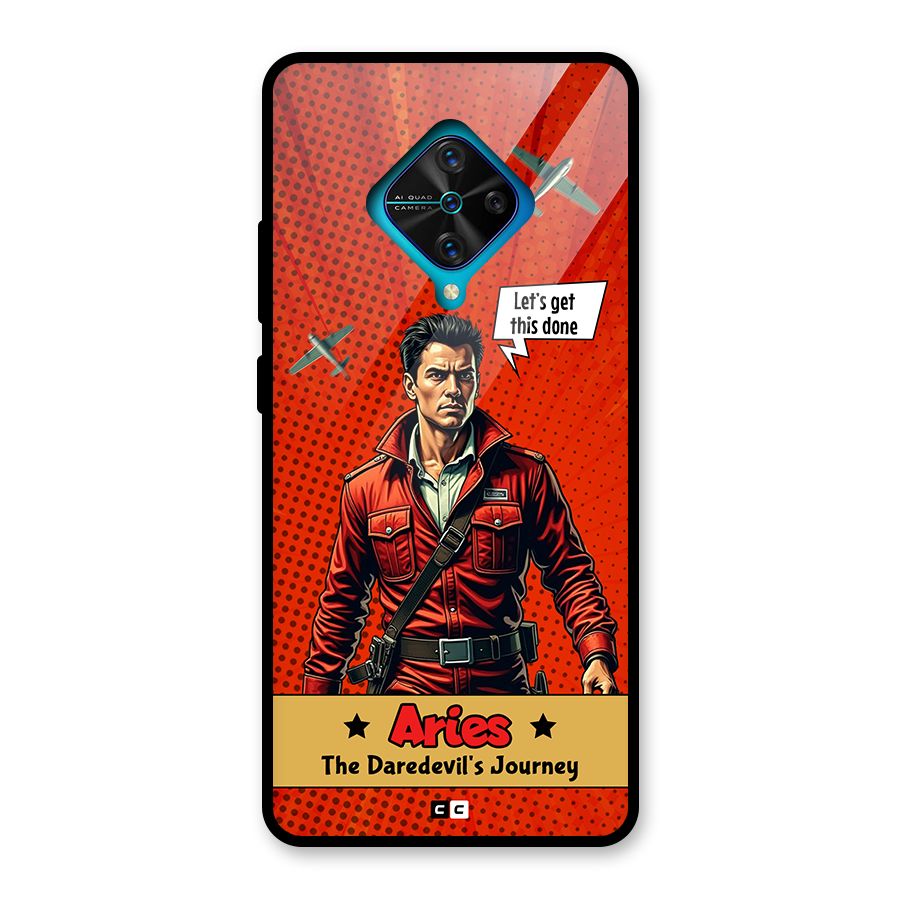 Daredevil Aries Glass Back Case for Vivo S1 Pro