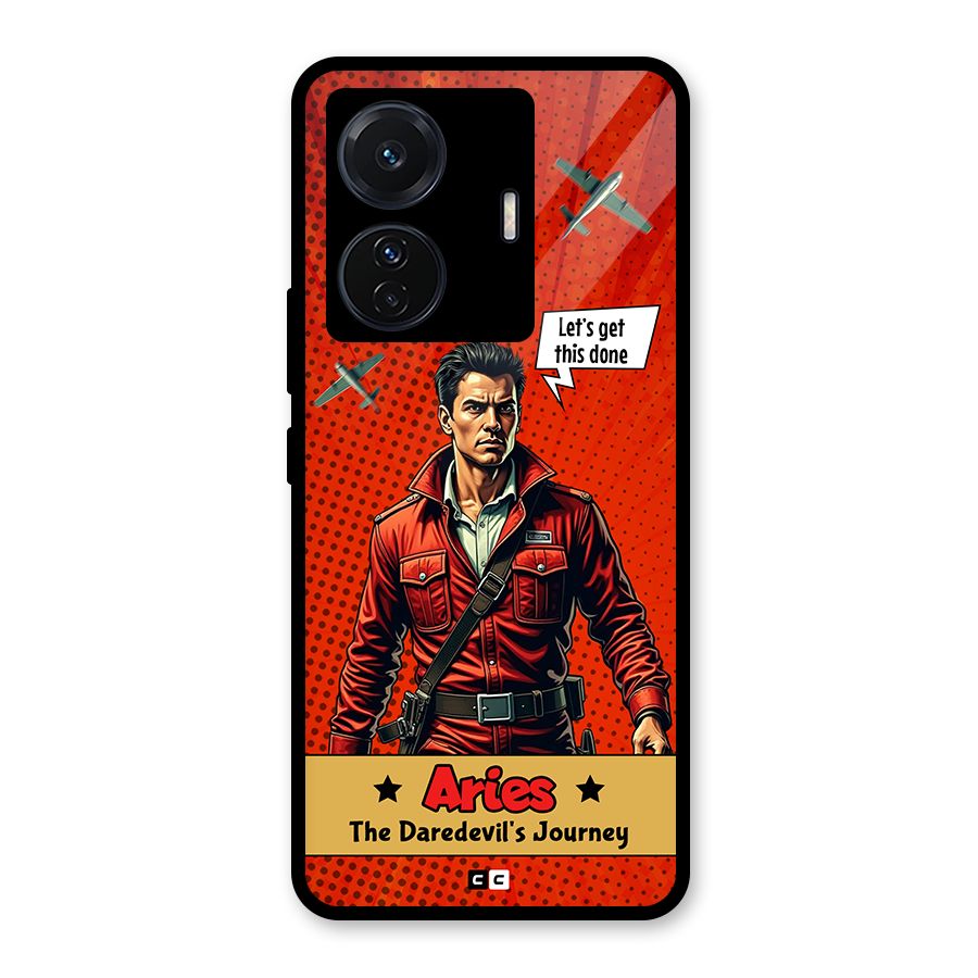 Daredevil Aries Glass Back Case for Vivo T1 Pro