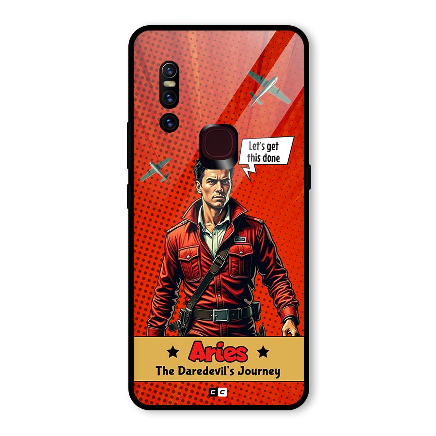 Daredevil Aries Glass Back Case for Vivo V15