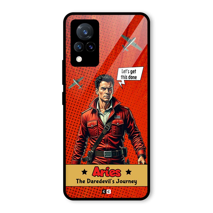 Daredevil Aries Glass Back Case for Vivo V21 5G