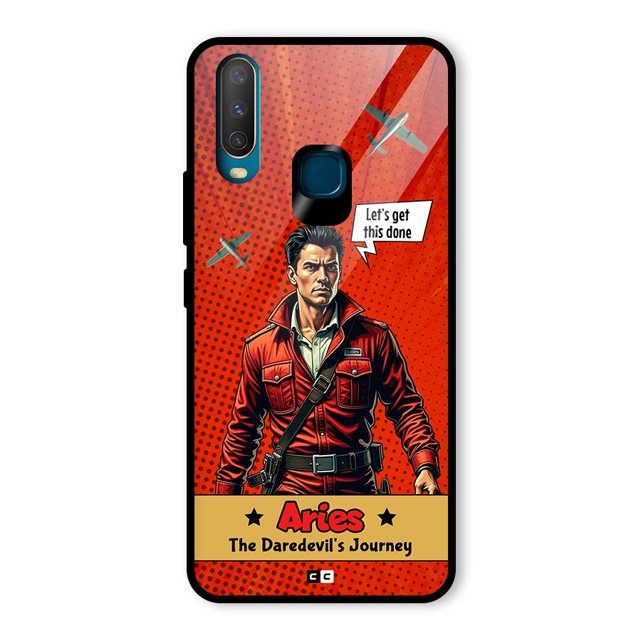 Daredevil Aries Glass Back Case for Vivo Y15