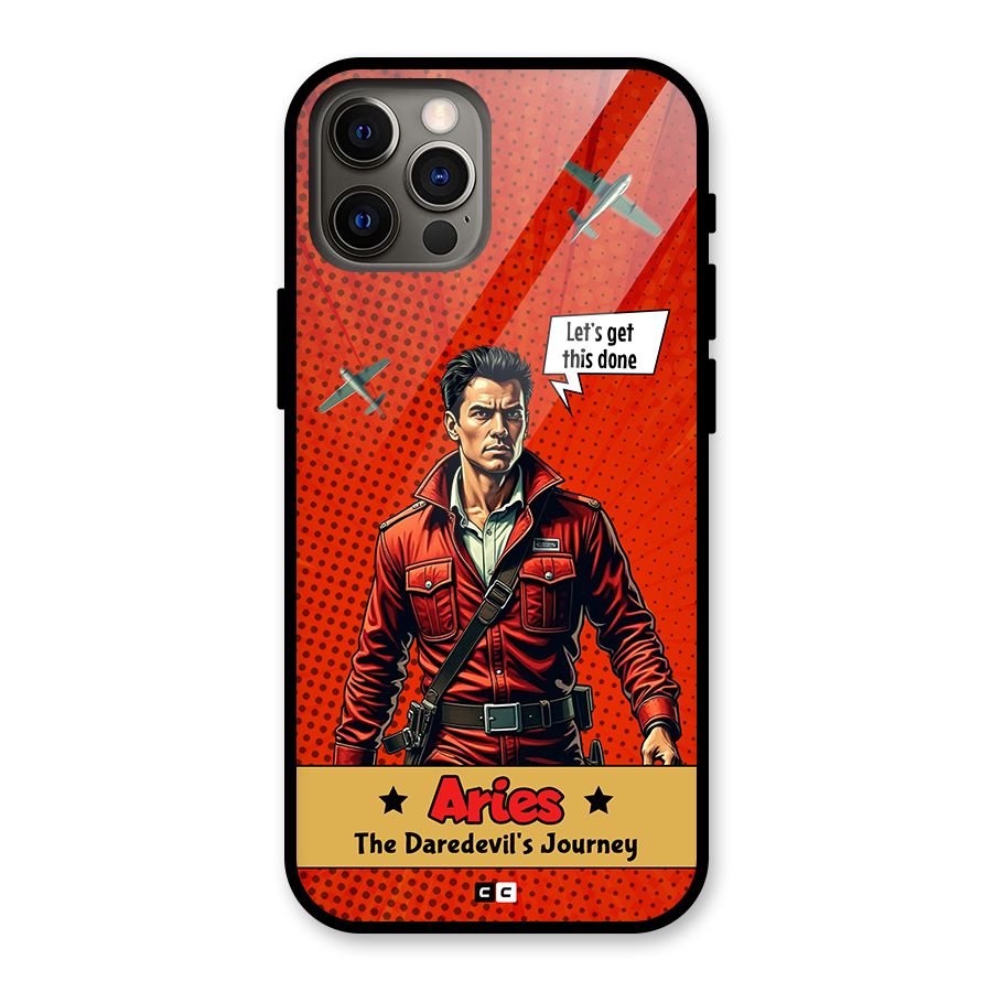 Daredevil Aries Glass Back Case for iPhone 12 Pro