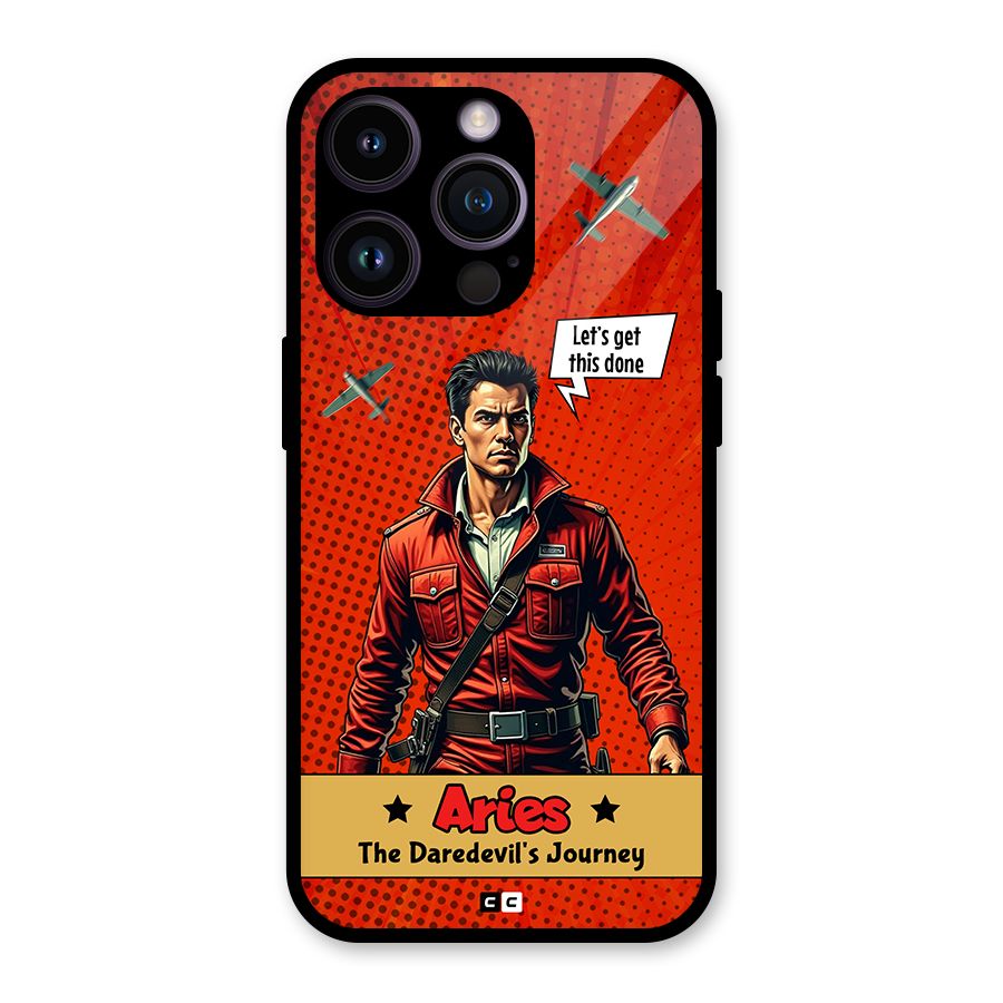 Daredevil Aries Glass Back Case for iPhone 14 Pro