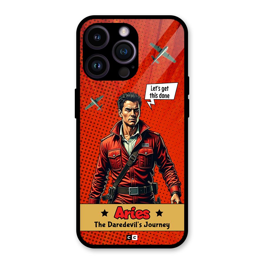 Daredevil Aries Glass Back Case for iPhone 14 Pro Max