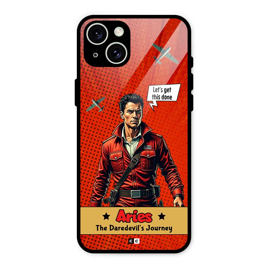 Daredevil Aries Glass Back Case for iPhone 15 Plus