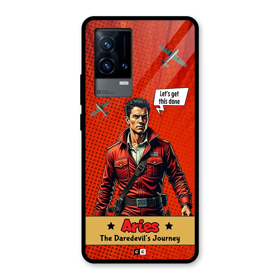 Daredevil Aries Glass Back Case for iQOO 9 5G
