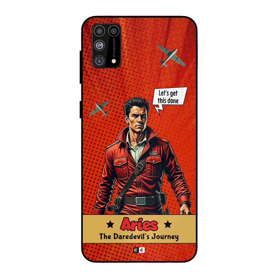 Daredevil Aries Metal Back Case for Galaxy F41