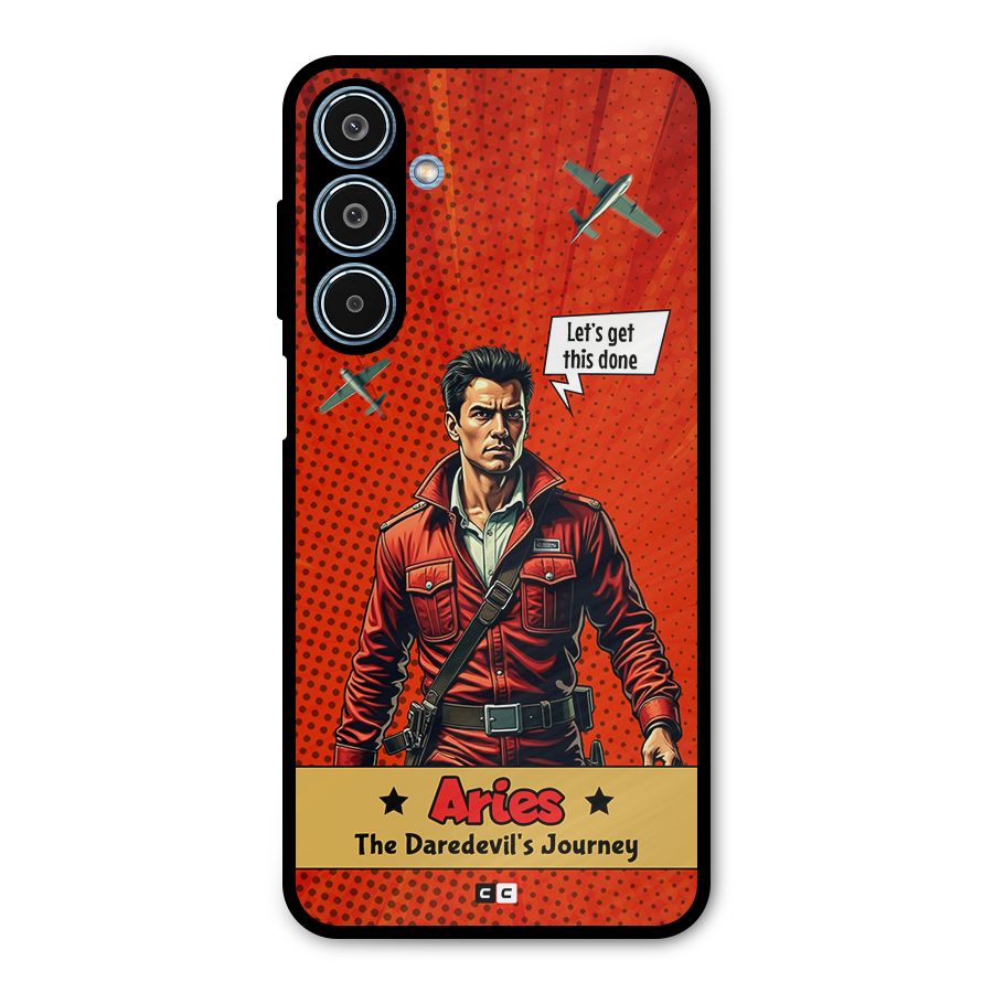 Daredevil Aries Metal Back Case for Galaxy M35