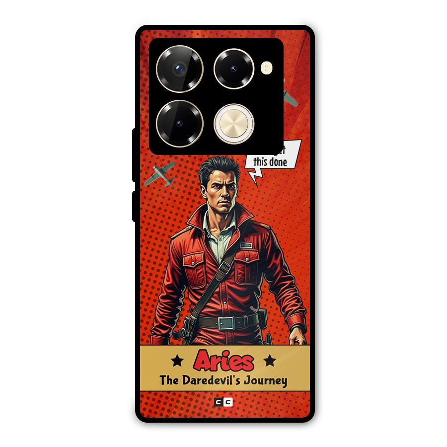 Daredevil Aries Metal Back Case for Infinix Note 40 Pro