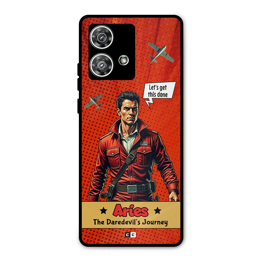 Daredevil Aries Metal Back Case for Motorola Edge 40 Neo