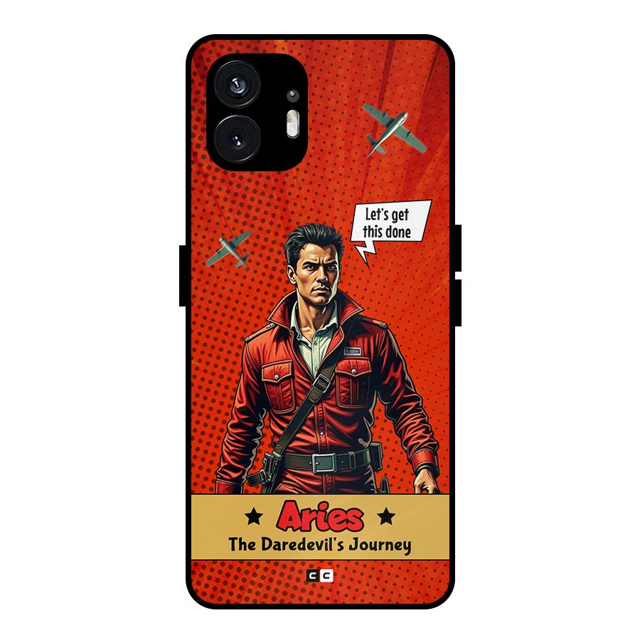Daredevil Aries Metal Back Case for Nothing Phone 2