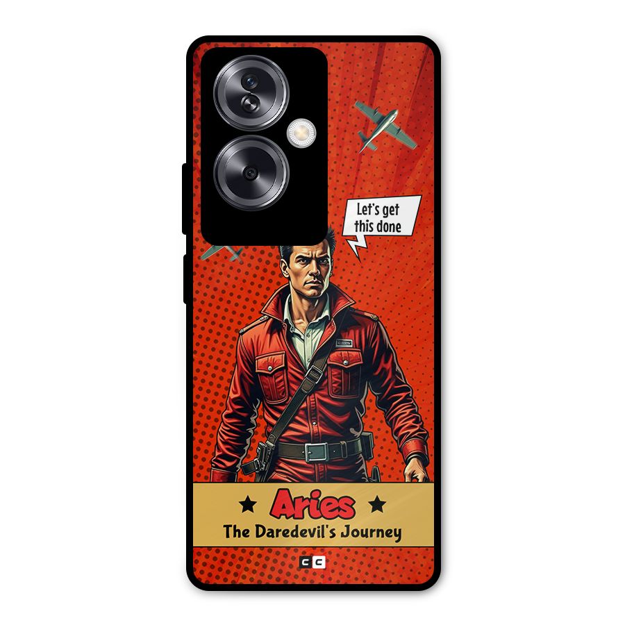 Daredevil Aries Metal Back Case for Oppo A79 5G