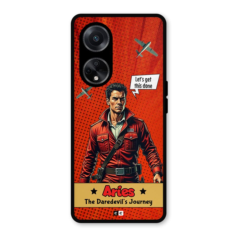 Daredevil Aries Metal Back Case for Oppo F23