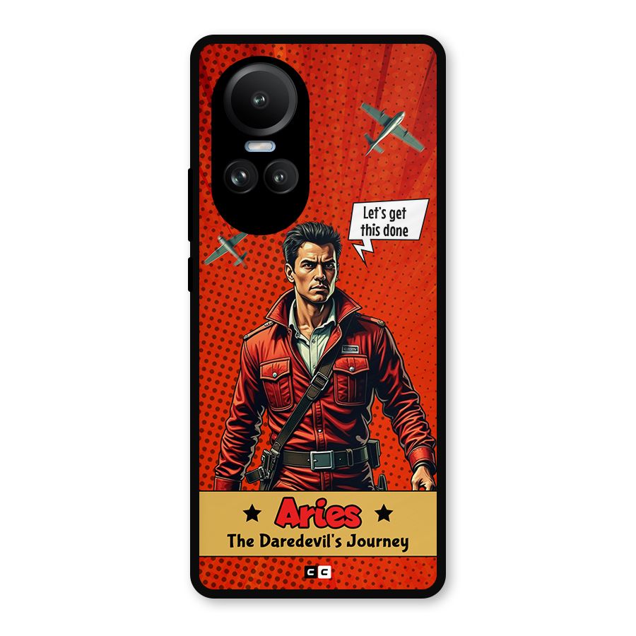 Daredevil Aries Metal Back Case for Oppo Reno10 Pro