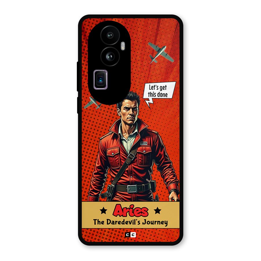 Daredevil Aries Metal Back Case for Oppo Reno10 Pro Plus