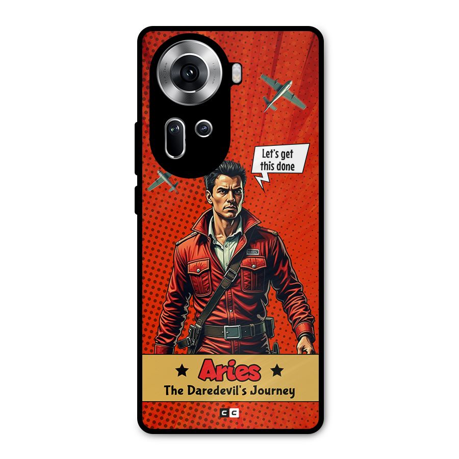 Daredevil Aries Metal Back Case for Oppo Reno11 5G