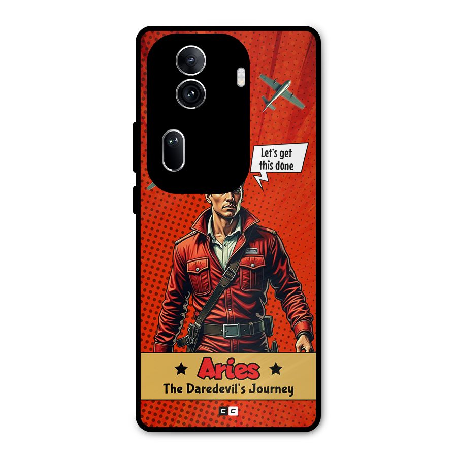 Daredevil Aries Metal Back Case for Oppo Reno11 Pro 5G