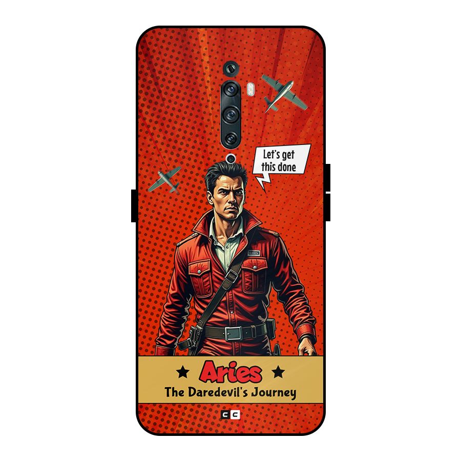 Daredevil Aries Metal Back Case for Oppo Reno2 Z