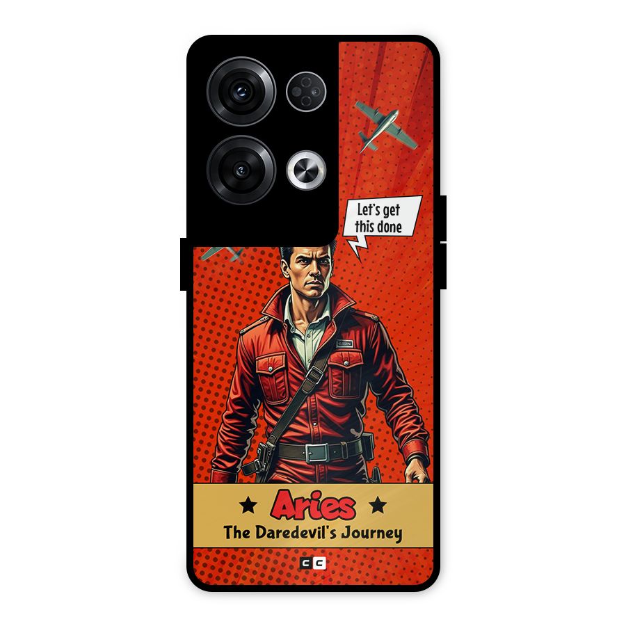 Daredevil Aries Metal Back Case for Oppo Reno8 Pro 5G