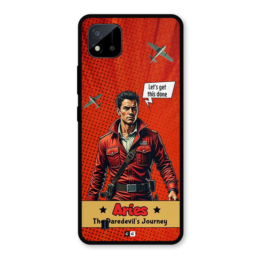 Daredevil Aries Metal Back Case for Realme C11 2021