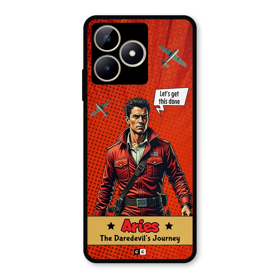 Daredevil Aries Metal Back Case for Realme C53