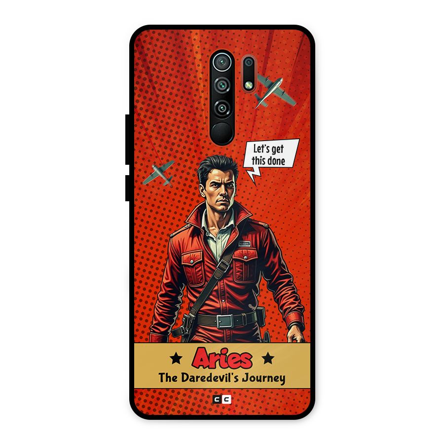 Daredevil Aries Metal Back Case for Redmi 9 Prime