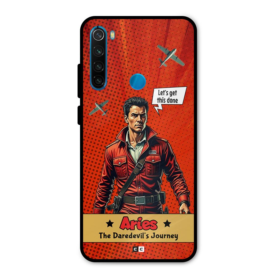 Daredevil Aries Metal Back Case for Redmi Note 8