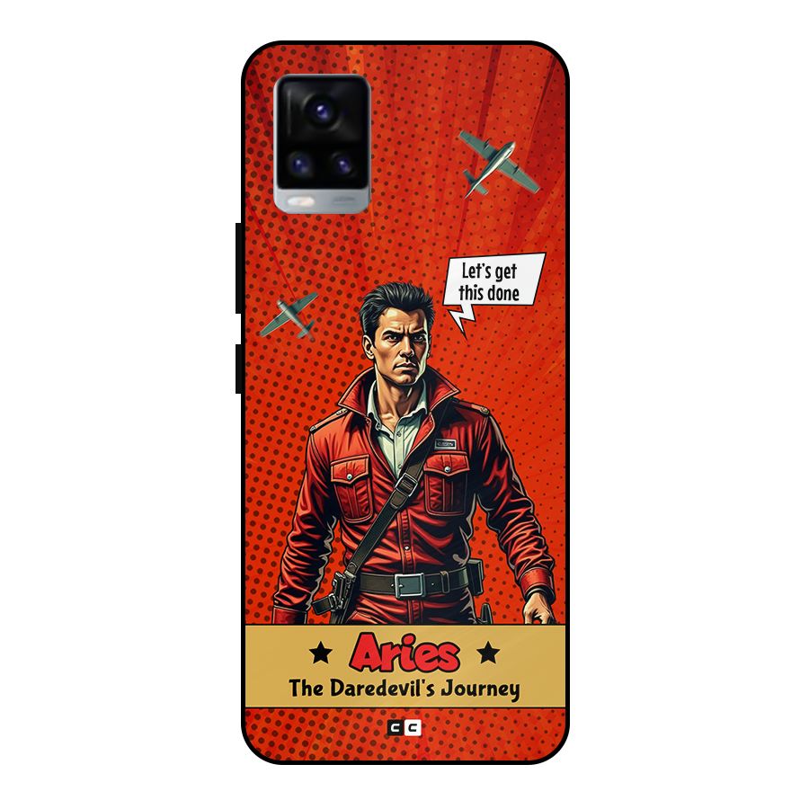 Daredevil Aries Metal Back Case for Vivo V20 2021