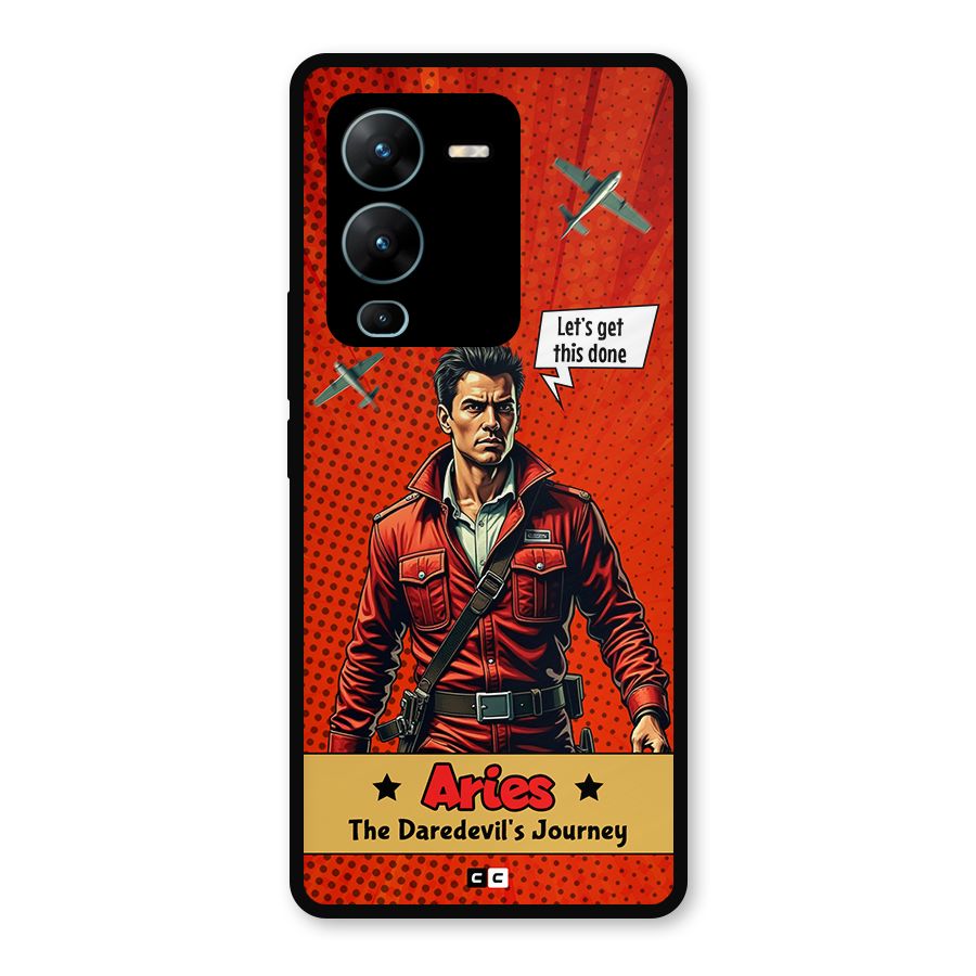Daredevil Aries Metal Back Case for Vivo V25 Pro