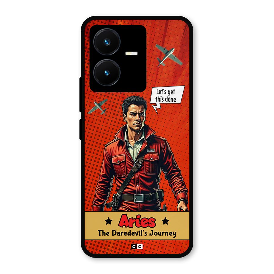 Daredevil Aries Metal Back Case for Vivo Y22