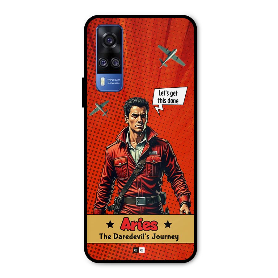 Daredevil Aries Metal Back Case for Vivo Y51A