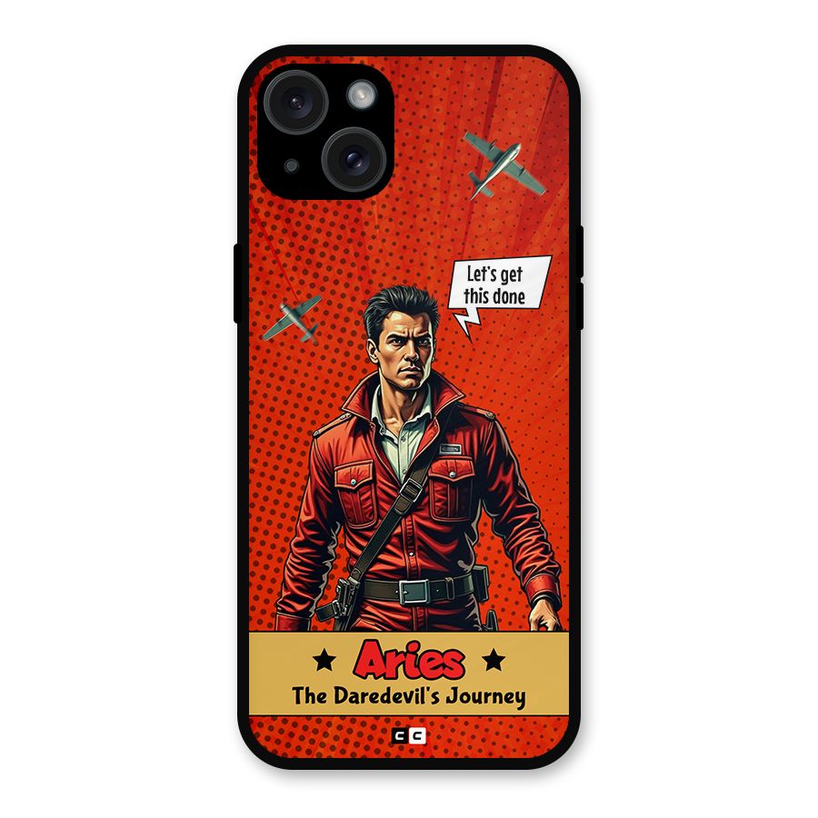 Daredevil Aries Metal Back Case for iPhone 15 Plus