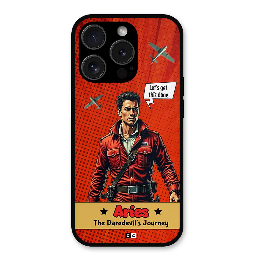 Daredevil Aries Metal Back Case for iPhone 15 Pro