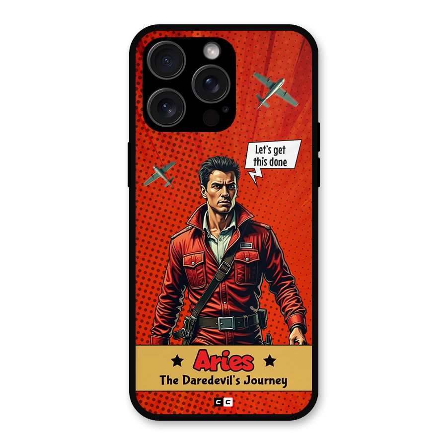 Daredevil Aries Metal Back Case for iPhone 15 Pro Max