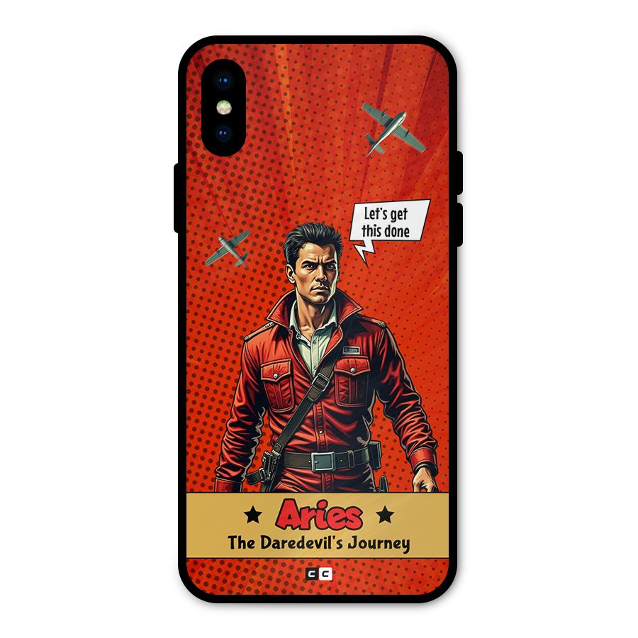 Daredevil Aries Metal Back Case for iPhone XS