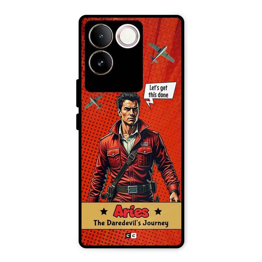 Daredevil Aries Metal Back Case for iQOO Z7 Pro