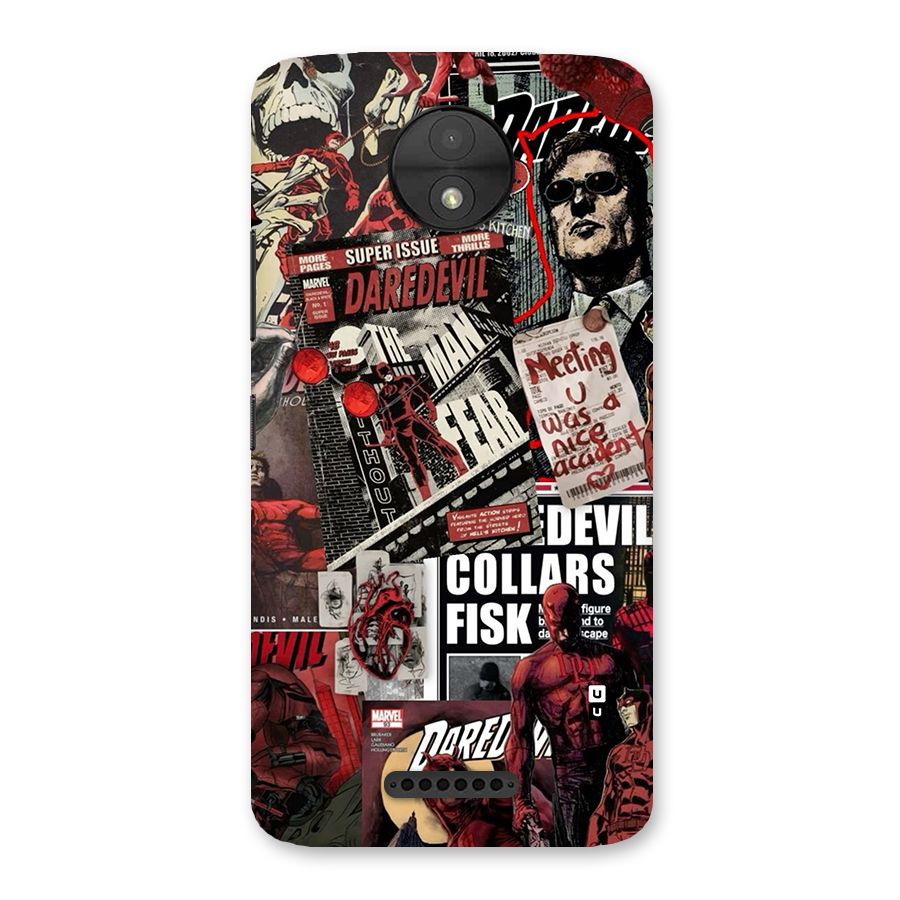 Daredevil Story Back Case for Moto C