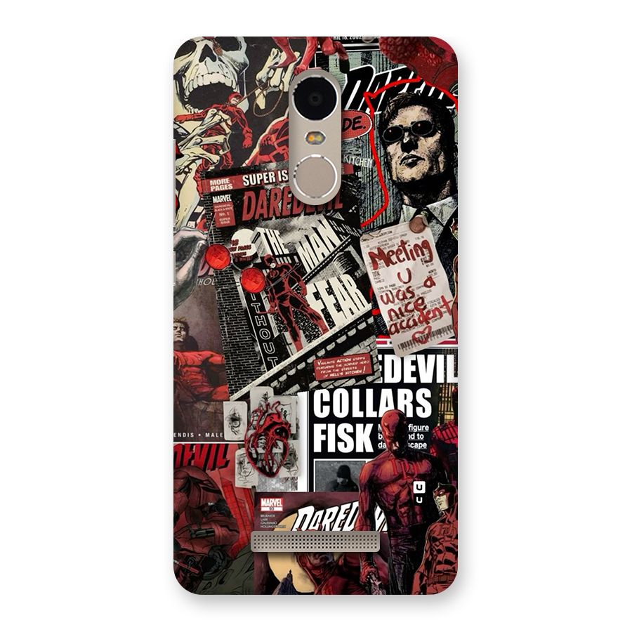 Daredevil Story Back Case for Redmi Note 3
