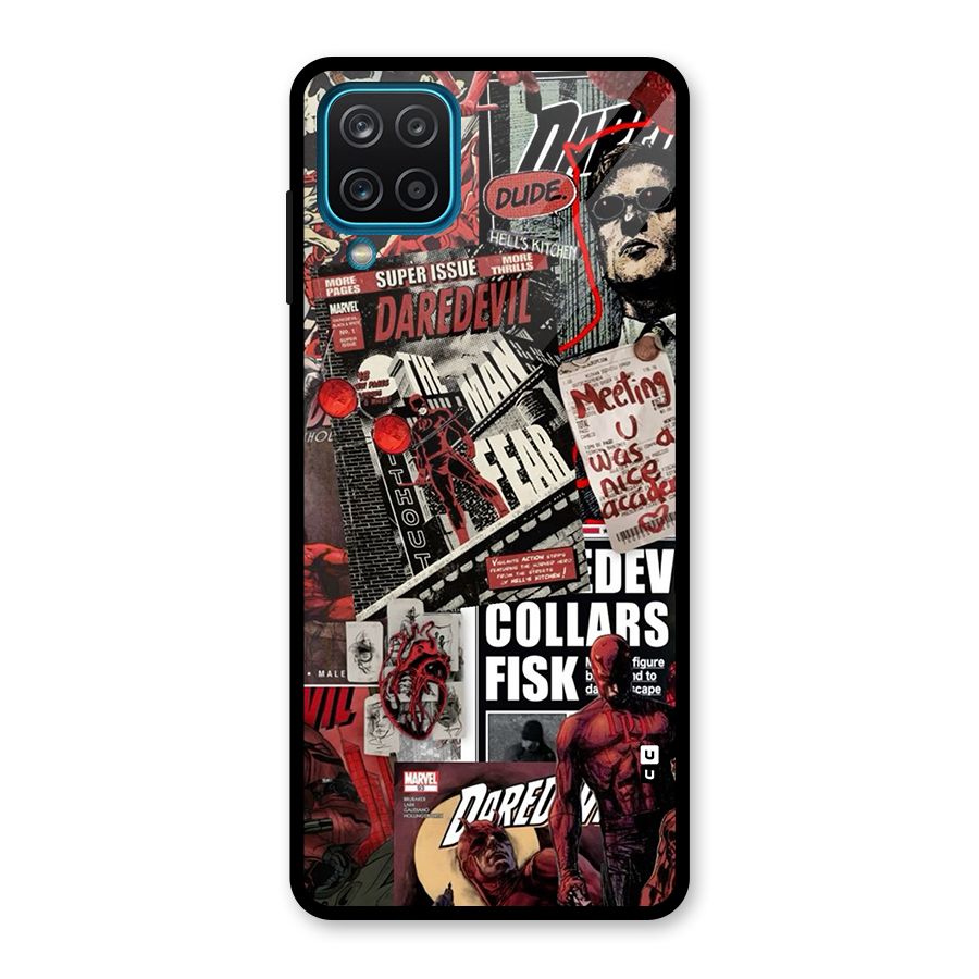 Daredevil Story Glass Back Case for Galaxy A12