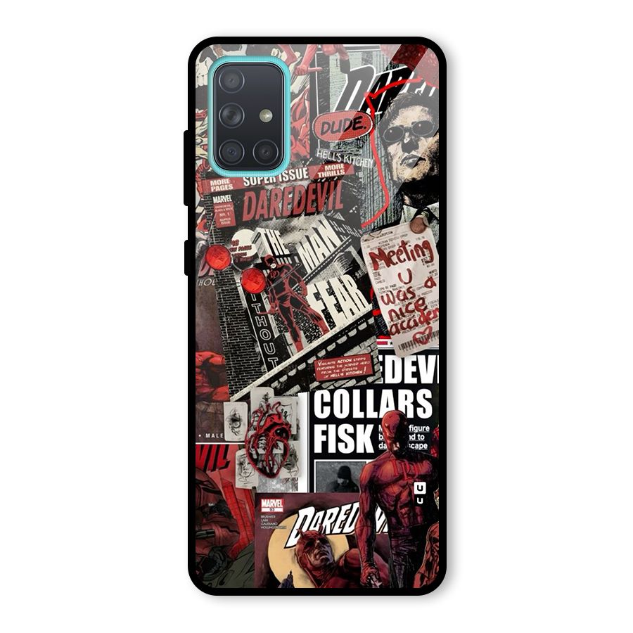 Daredevil Story Glass Back Case for Galaxy A71