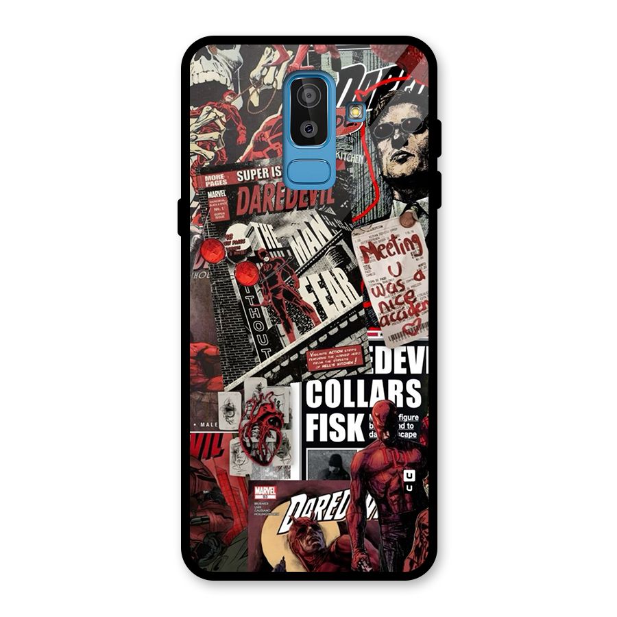 Daredevil Story Glass Back Case for Galaxy J8
