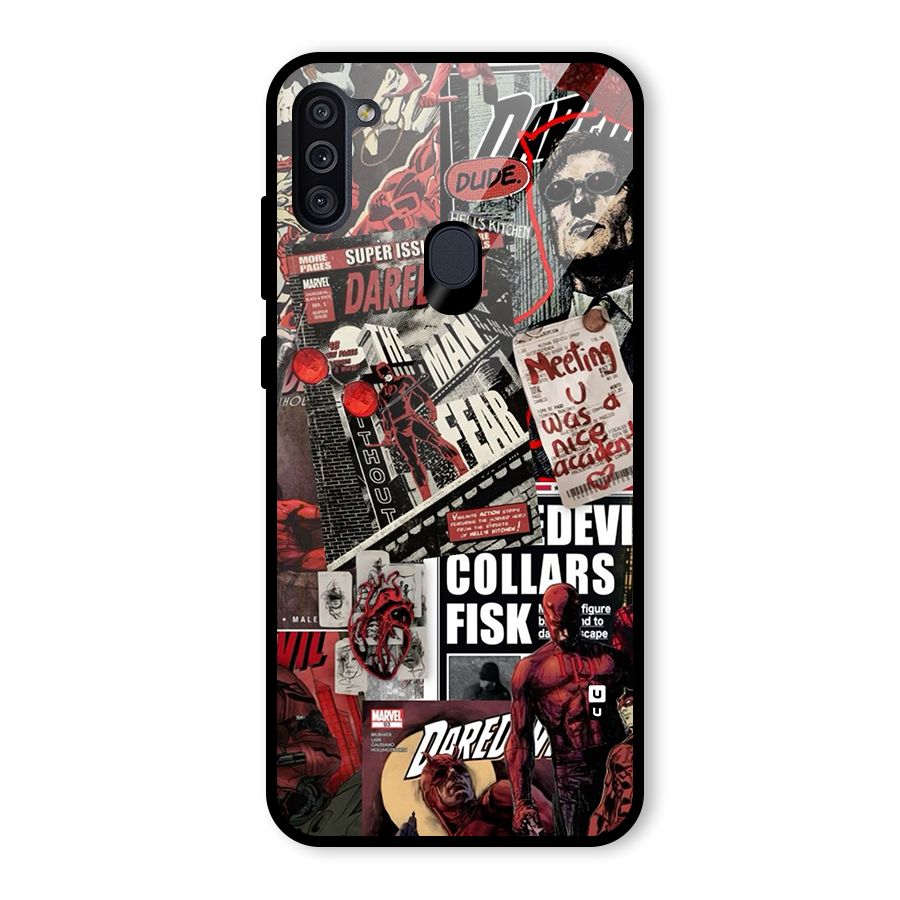 Daredevil Story Glass Back Case for Galaxy M11